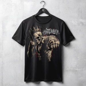 T-Shirt One Punch Umarł Król